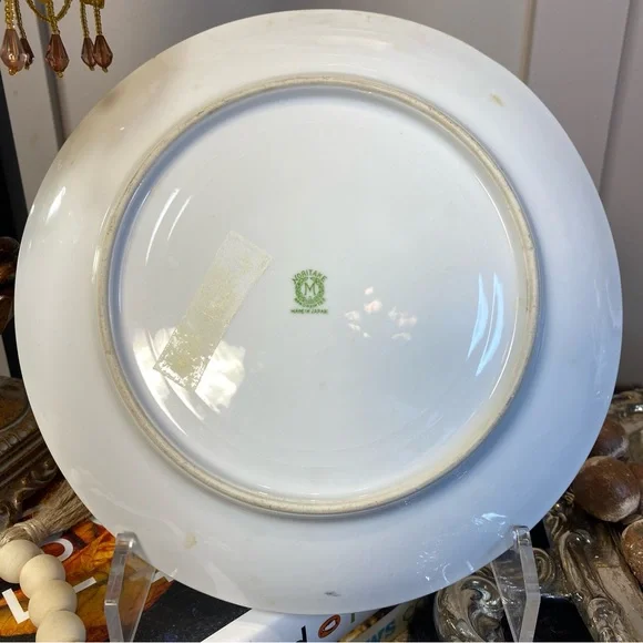 Noritake Hand Painted 8.5”Plate Decor Pink Roses Gold Rim Japan - Picture 5 of 8